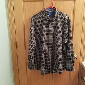 Towncraft wrinkle free button up shirt